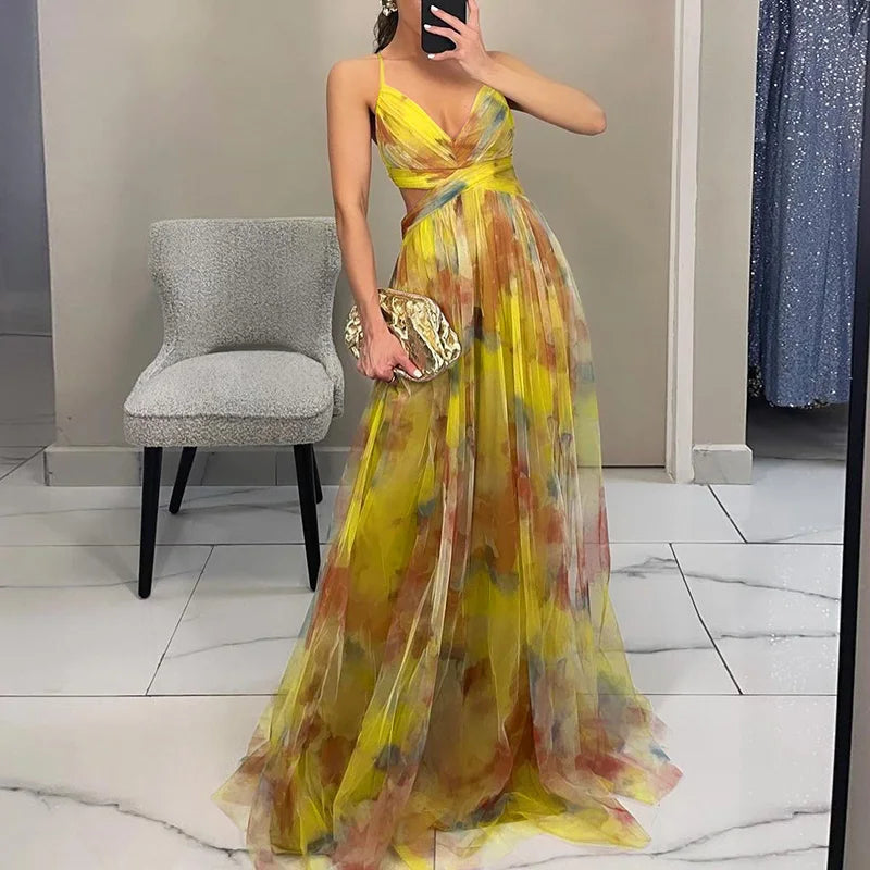 Eva | Robe longue florale qui met en valeur