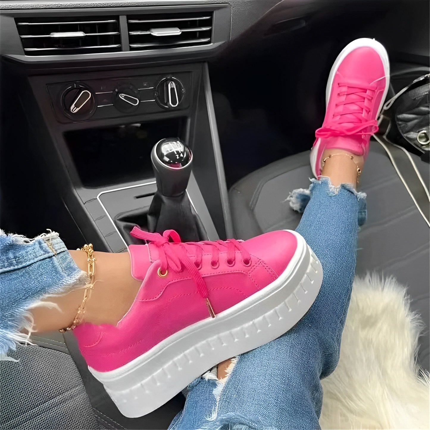 NovaGlide - Grandes et confortables baskets avec amorti