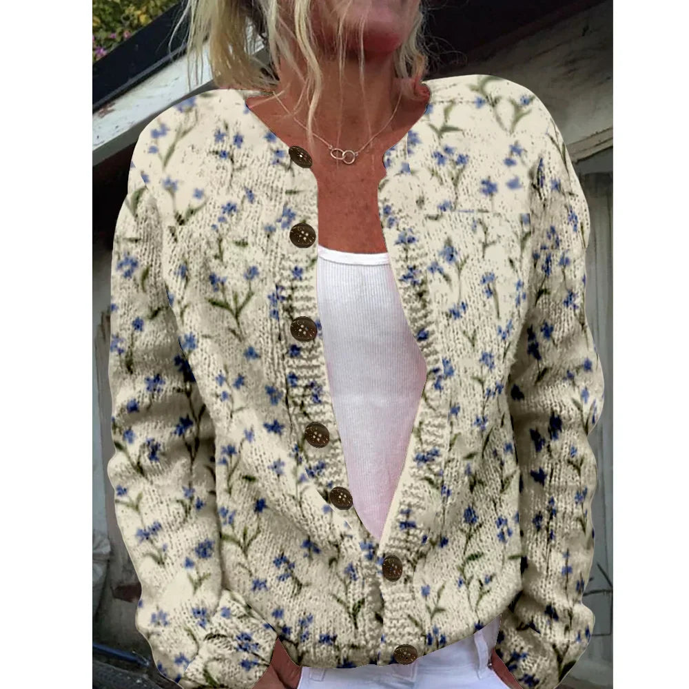 Marie | Cardigan chic avec motif