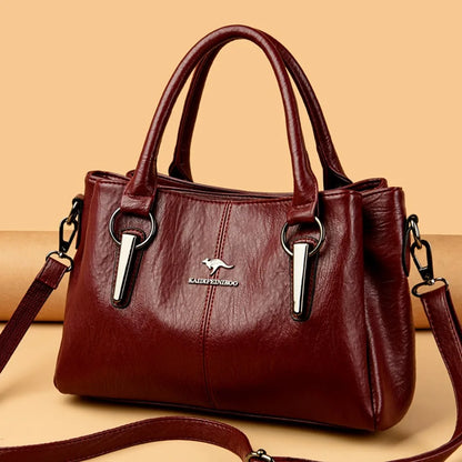 Avela Sac à Bandoulière en Cuir Souple