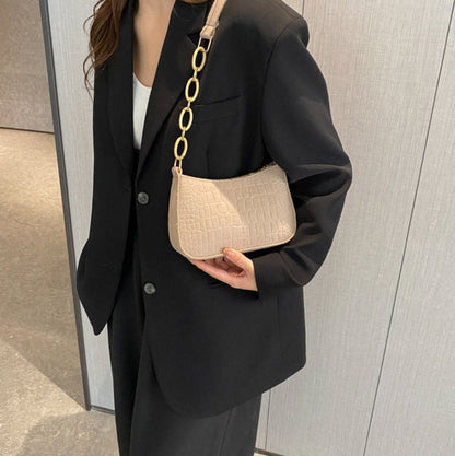 Magnella | Sac à main élégant avec design en relief crocodile
