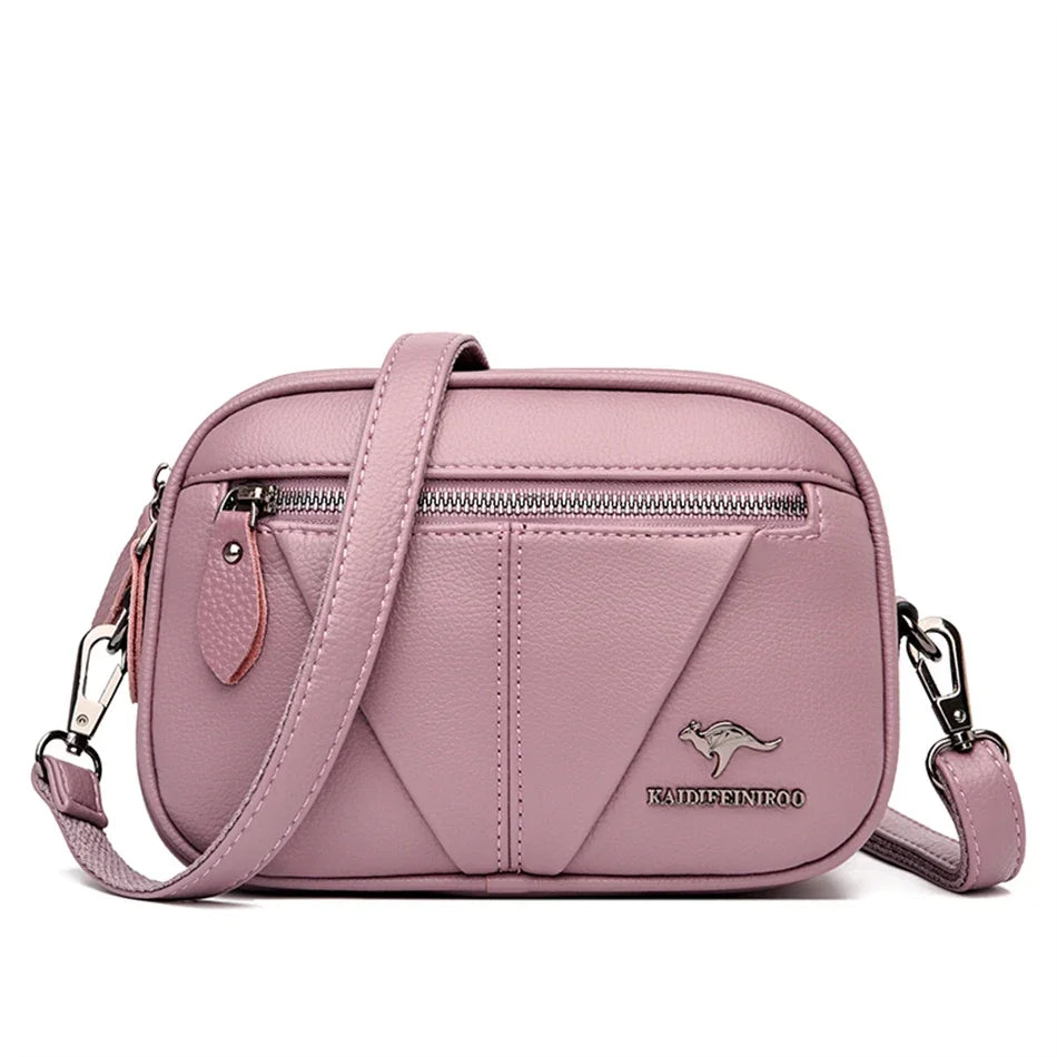 Sac à Bandoulière en Cuir Compact Varese
