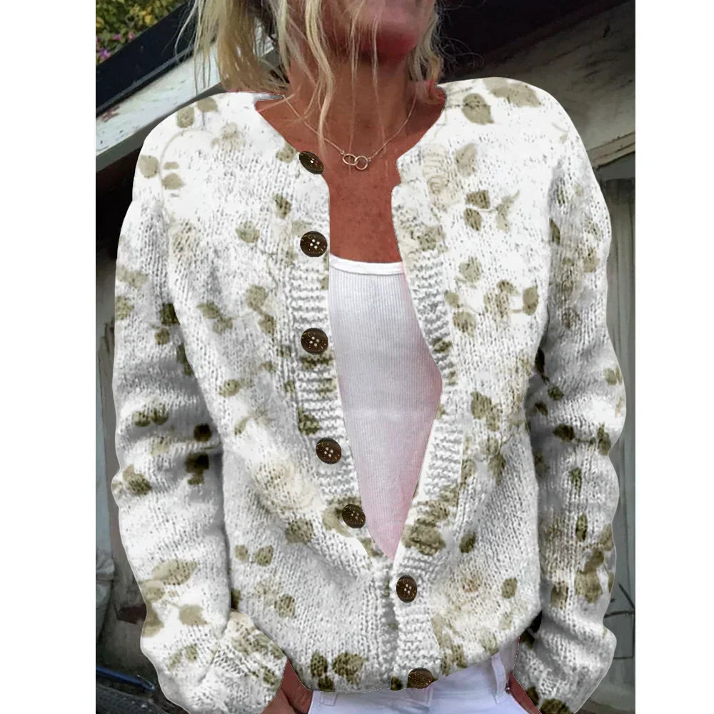 Jonna | Cardigan chic à imprimé