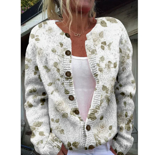 Jonna | Cardigan chic à imprimé
