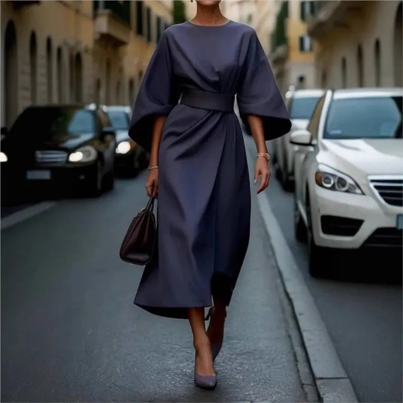 Isabella™ - Robe Décontractée Confortable à Col Rond