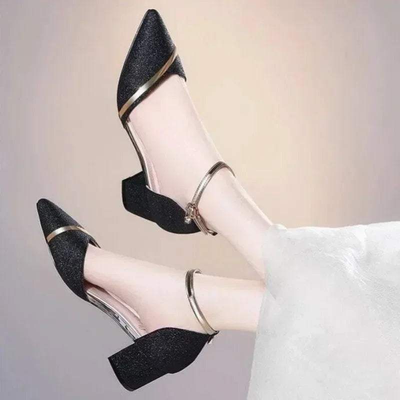 Angela - Sandales Scintillantes Glitter