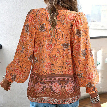 ANIKA I BLOUSE FLEURIE