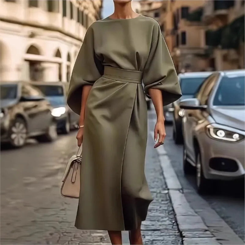 Isabella™ - Robe Décontractée Confortable à Col Rond