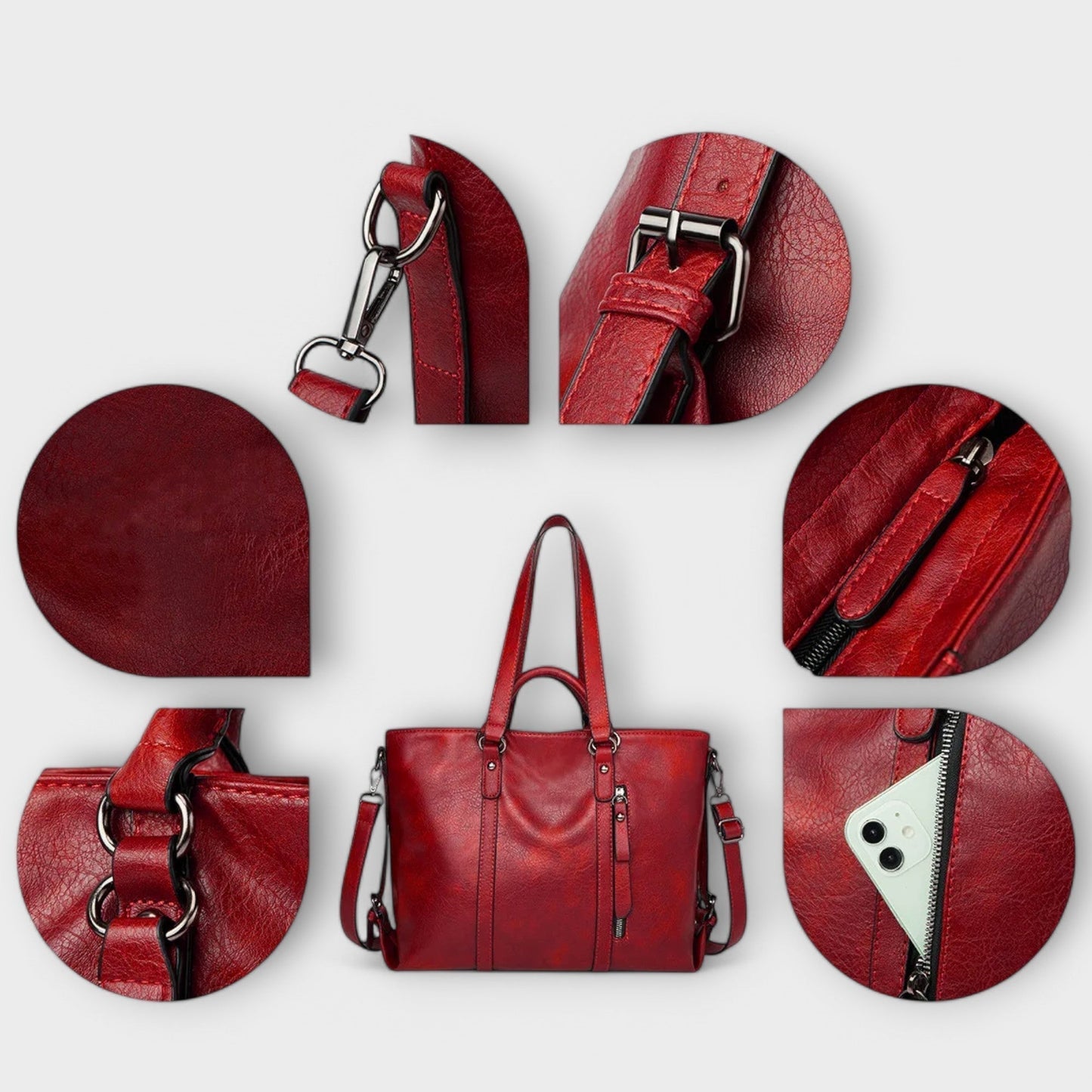 Gianna Boutique - Grand Sac en Cuir