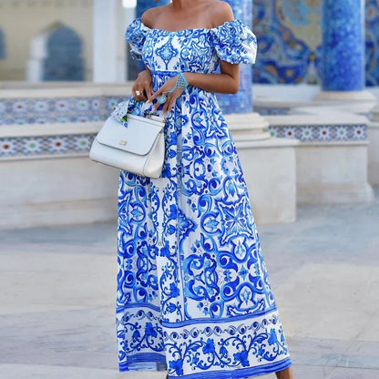 Robe Maxi Off-Shoulder Isla