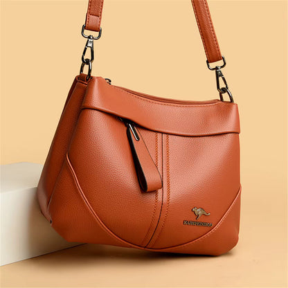 Sac à Bandoulière en Cuir Souple Savine