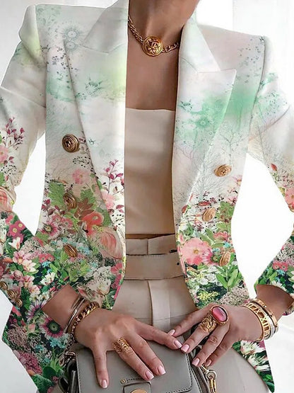 SCARLETT – BLAZER BOTANIQUE ÉLÉGANT