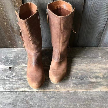 Elvira - Bottes en Cuir Résistant