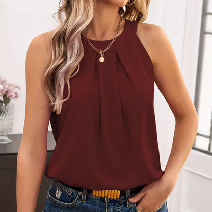 Blakely – Blouse V-Cou Détendue