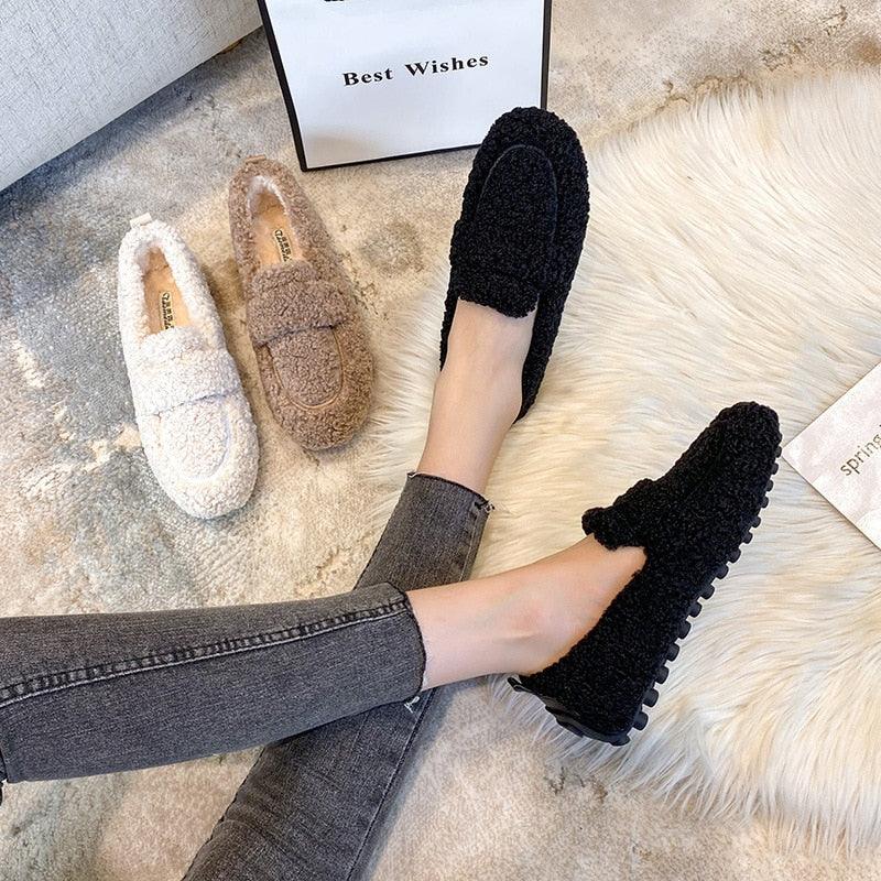 Alessandra - Chaussons en Laine Confortables