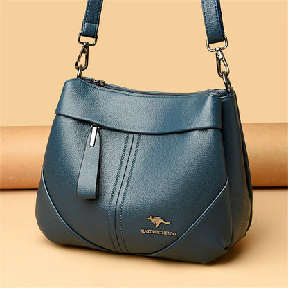 Sac à Bandoulière en Cuir Souple Savine