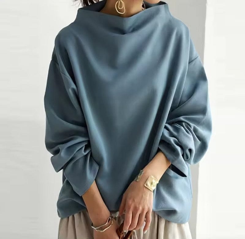 Wanda | Haut en Tricot Doux à Col Montant