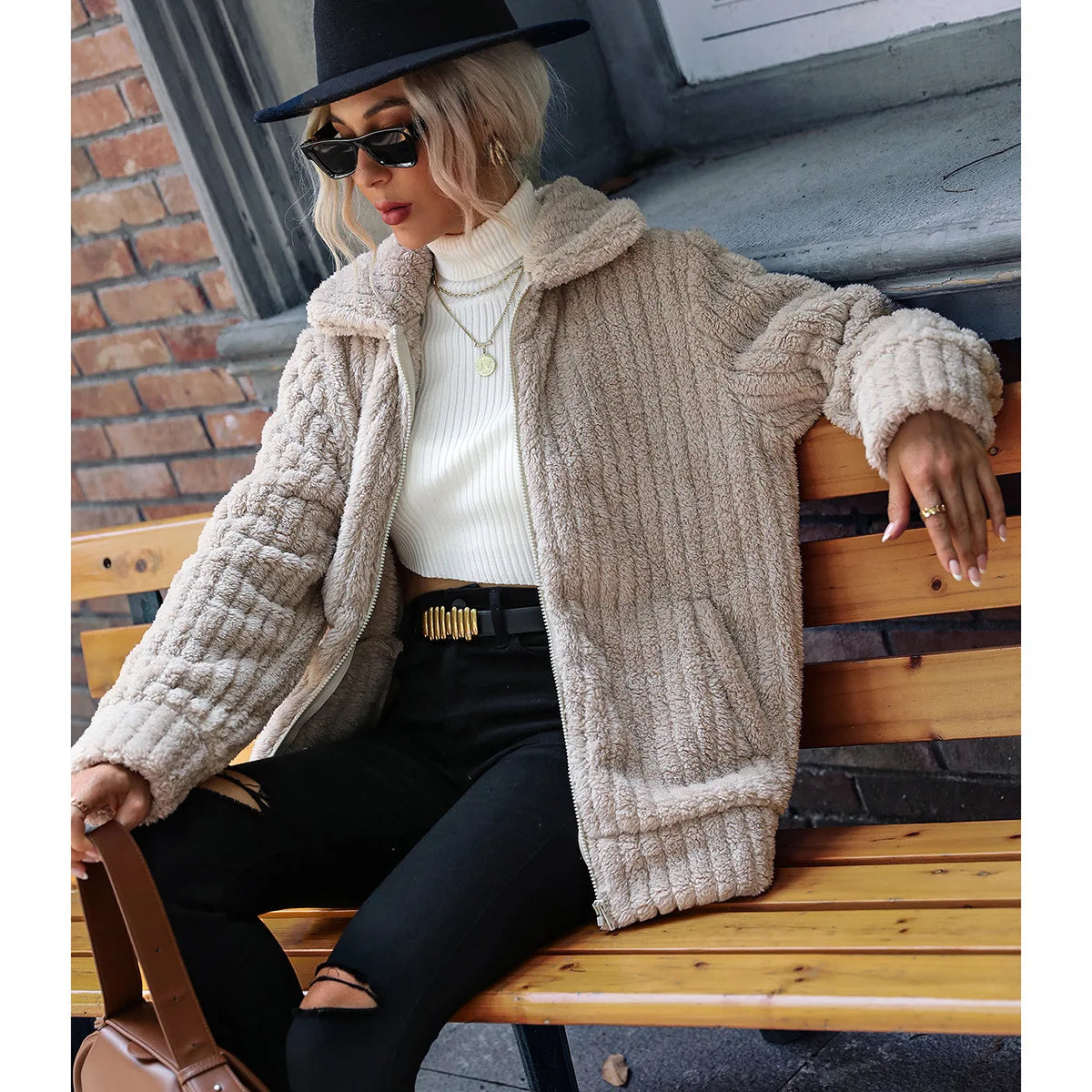 Iris | Élégante Veste en Cuir