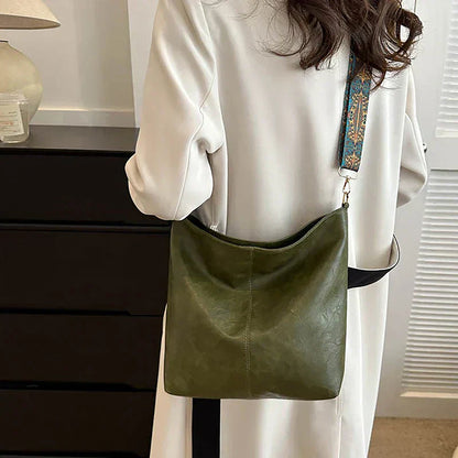 Embjørg | Sac à Bandoulière Classique avec Bandoulière Réglable à Motif