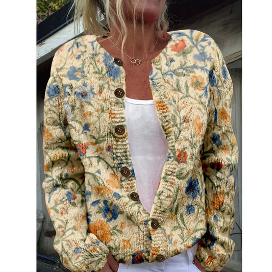 Ophelia | Cardigan chic avec imprimé