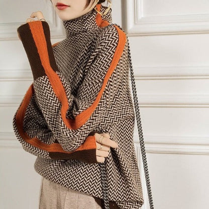 Eleanor | Pull Long à Rayures de Luxe