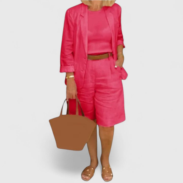MIRELYTHEA – ENSEMBLE DE COSTUME ÉLÉGANT 2 PIÈCES