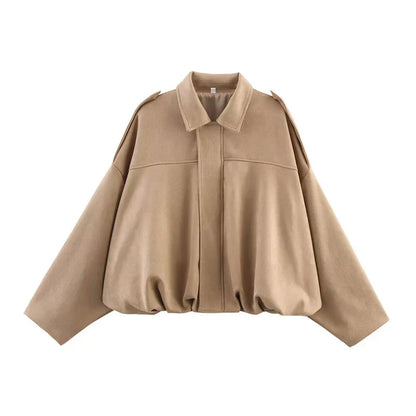 Veste Diana – Bomber Oversize Vert Olive