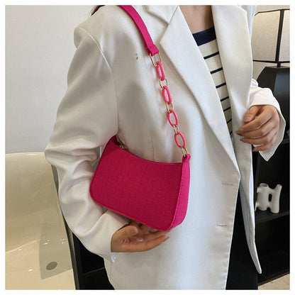 Magnella | Sac à main élégant avec design en relief crocodile