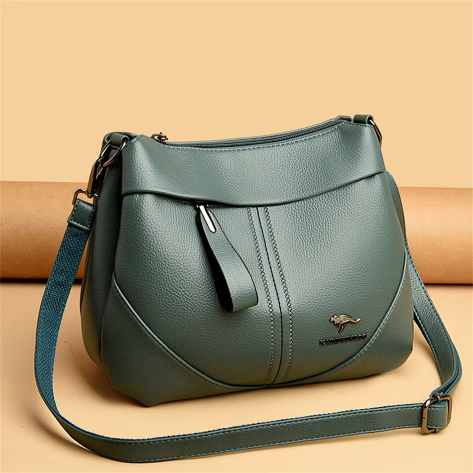Sac à Bandoulière en Cuir Souple Savine