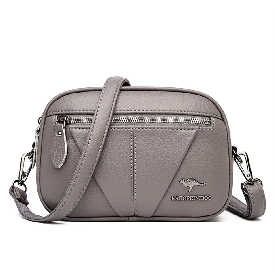 Sac à Bandoulière en Cuir Compact Varese