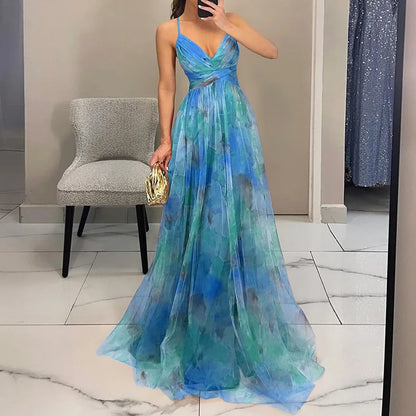 Jennifer | Robe Maxi Fleurie Élégante