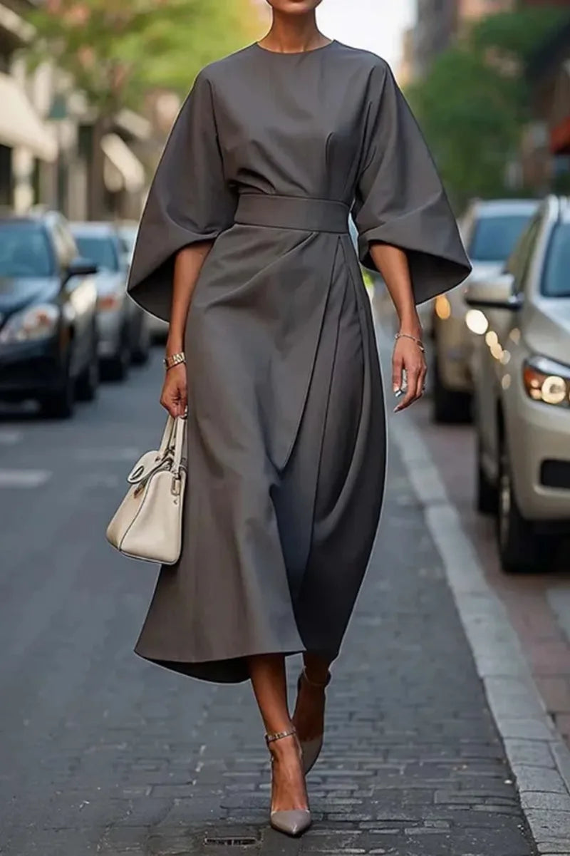 Isabella™ - Robe Décontractée Confortable à Col Rond