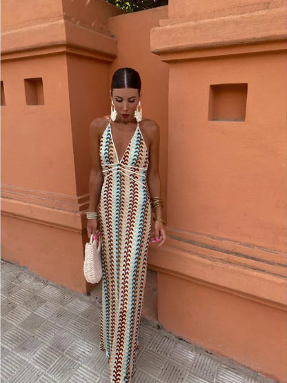Dilara | Robe Maxi Sans Dos