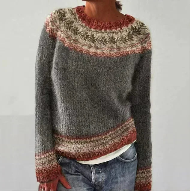 KIRA | Tricot Imprimé Décontracté