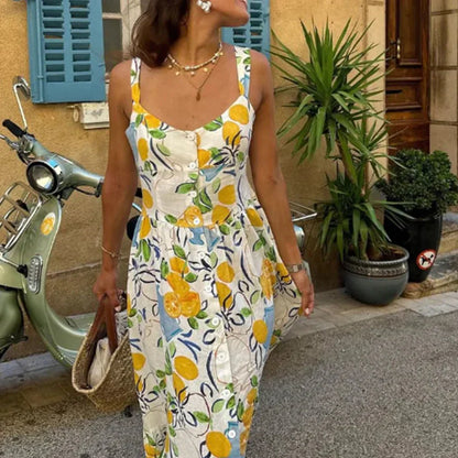 Robe Midi Citron de Marseille