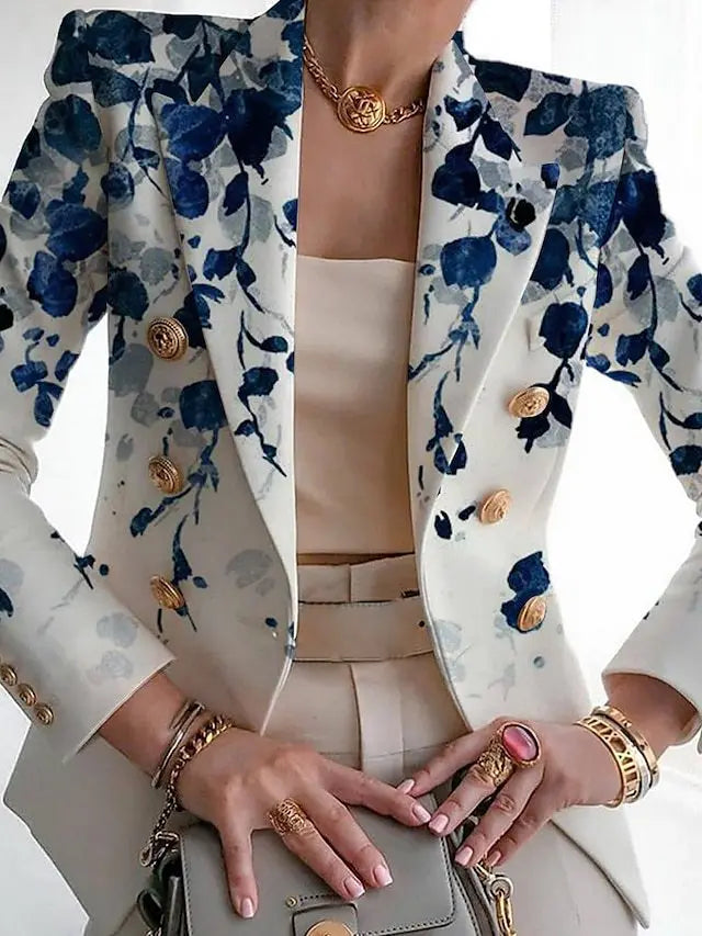 SCARLETT – BLAZER BOTANIQUE ÉLÉGANT