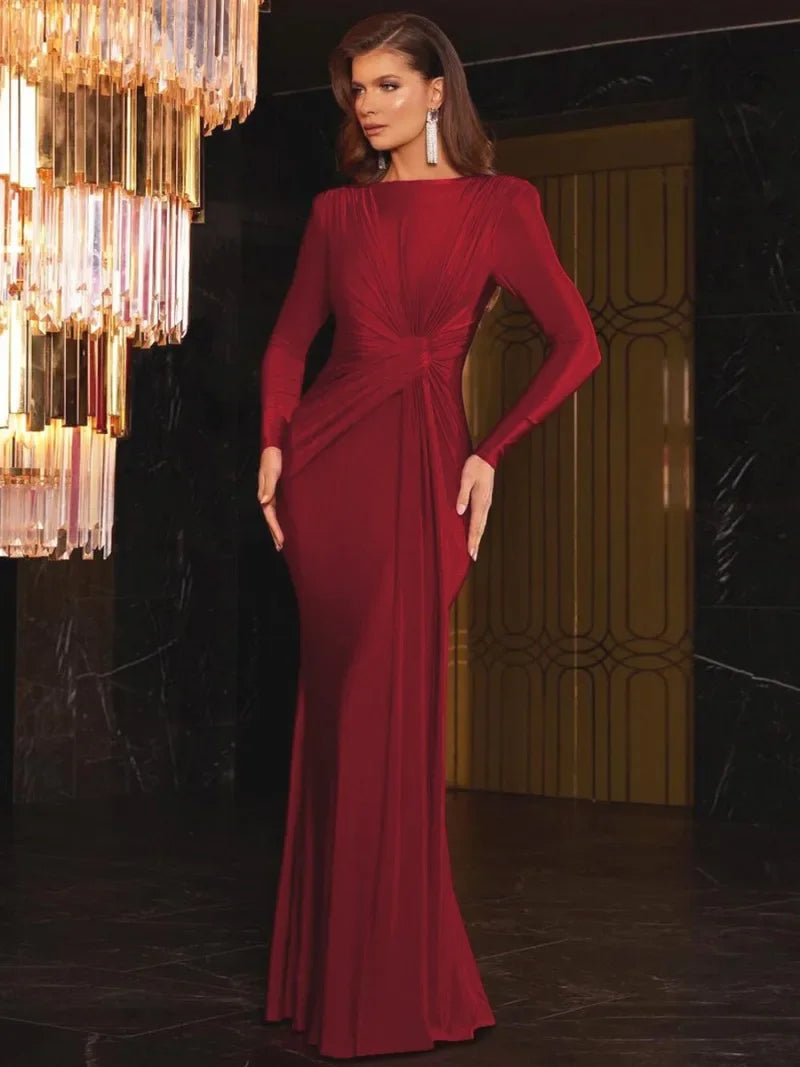 Novah - Robe Maxi avec Torsion Raffinée