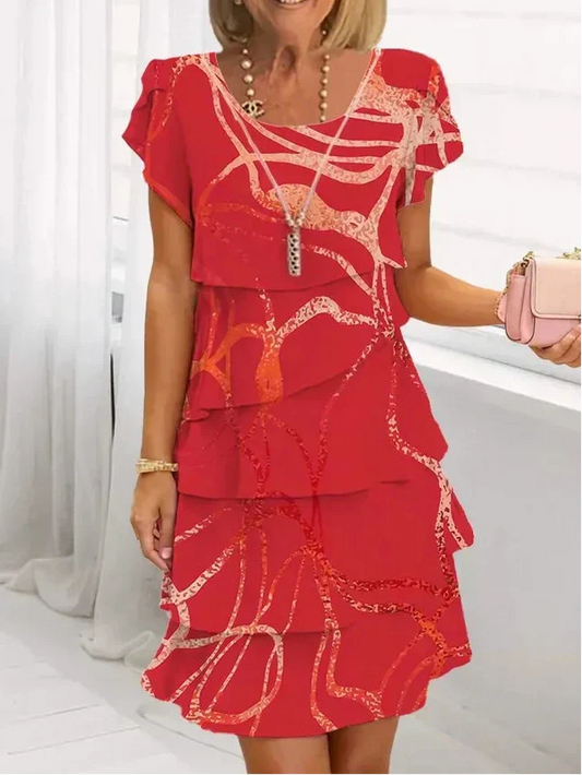 Danielle | Robe Élégante avec Volants