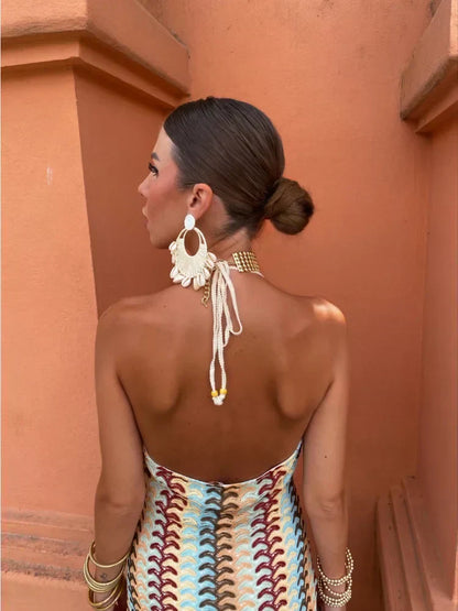 Dilara | Robe Maxi Sans Dos