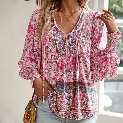 ANIKA I BLOUSE FLEURIE