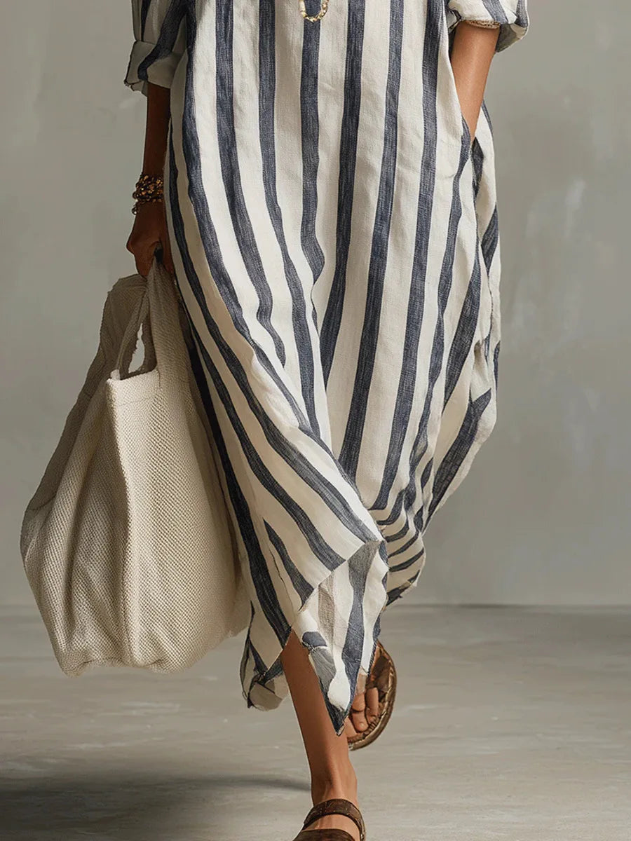 Pepa | Robe chemise longue