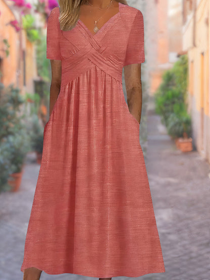 Aria™ - Robe à Col V Confortable
