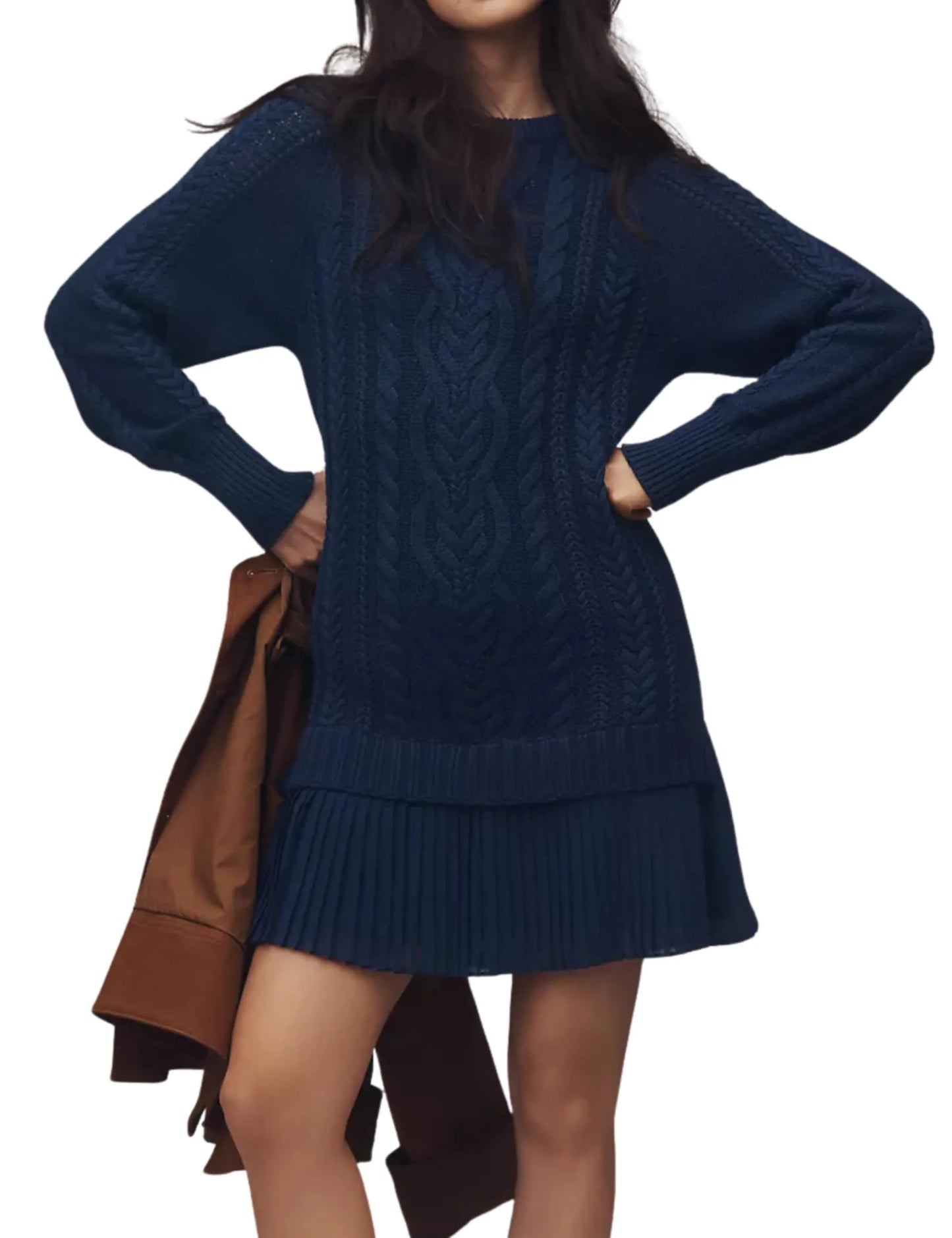 Robe en Tricot Tressé