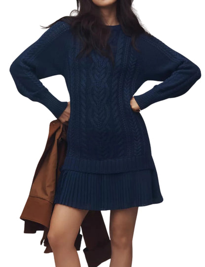 Robe en Tricot Tressé