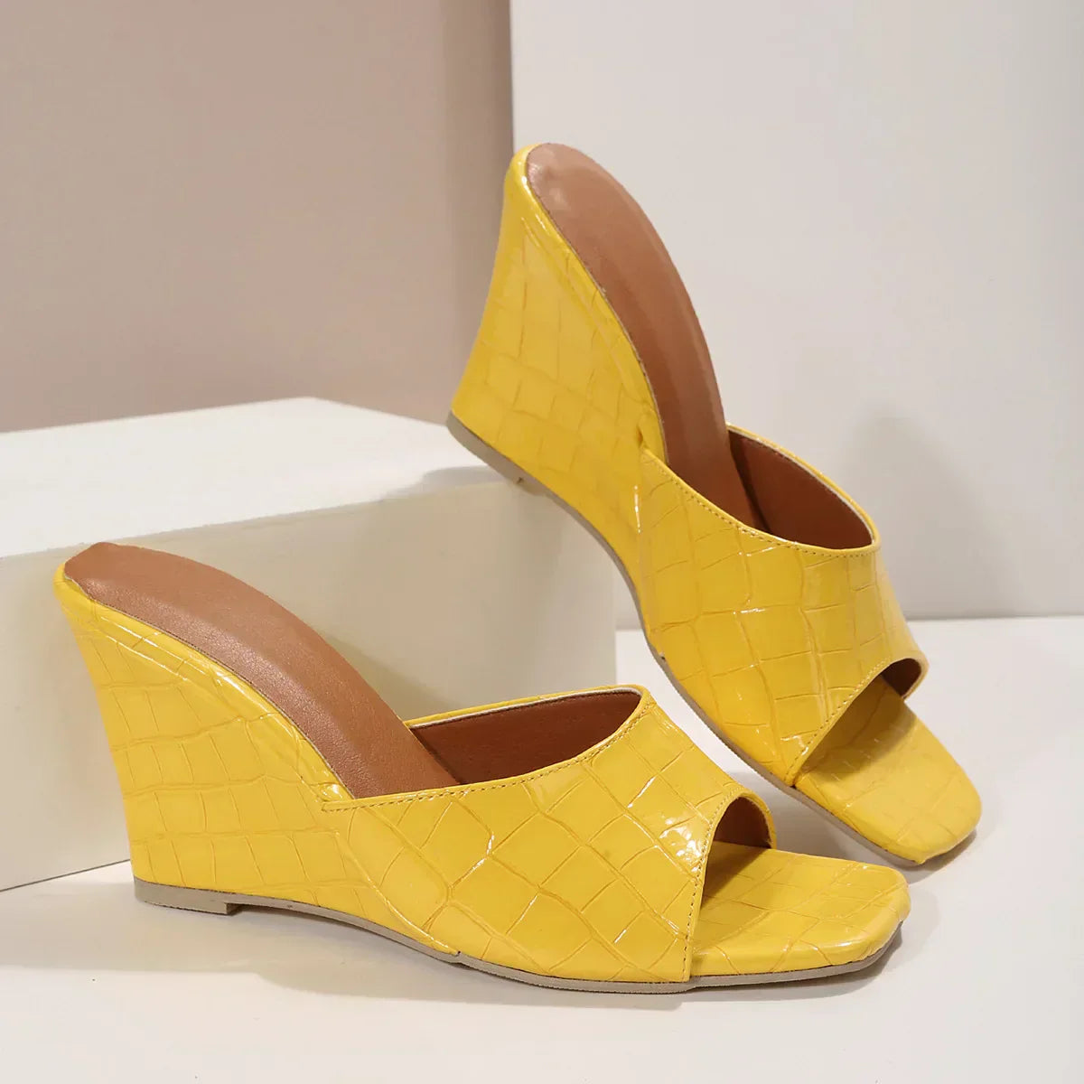 Michele - Sandali con Zeppa Eleganti