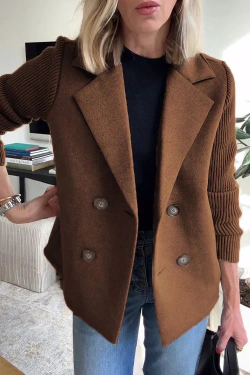 Amora™ | Blazer élégant avec des manches en tricot