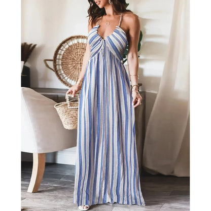 Renly - Robe longue sans manches en ligne A