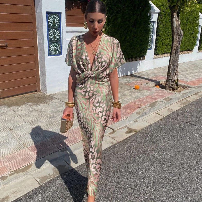 Cecily - Robe Maxi en Velours de Luxe