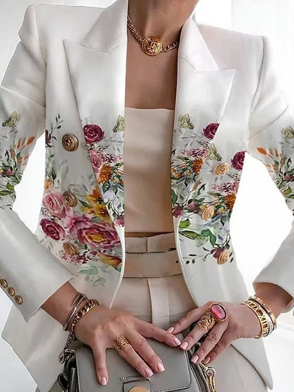 SCARLETT – BLAZER BOTANIQUE ÉLÉGANT
