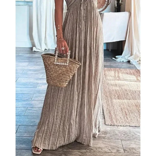Renly - Robe longue sans manches en ligne A